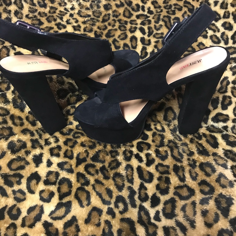 Black  Fabric Shoes